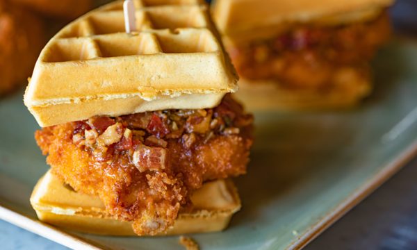 Chicken and Waffle Sandwich