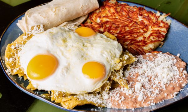 Chilaquiles and Eggs