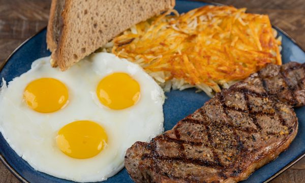 Septembers Steak and Eggs