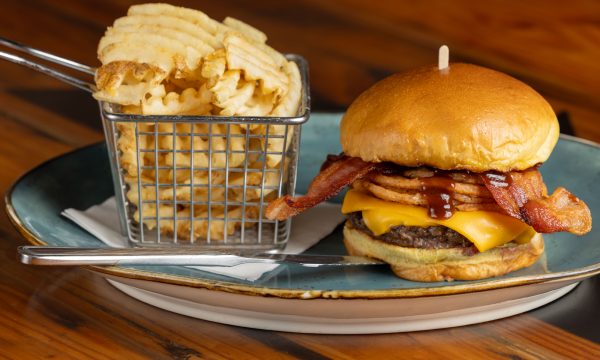 Septembers BBQ Burger with side