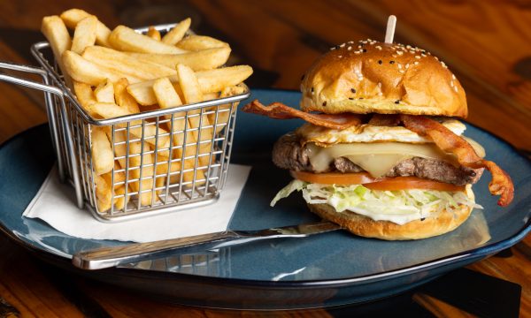 Septembers Burger with fries 2