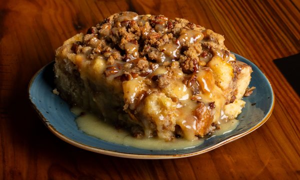 Septembers Pecan Bread Pudding